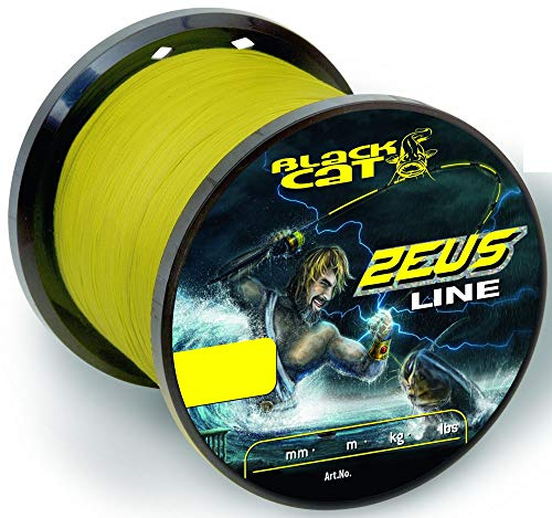 Black Cat Zeus Line Schnur - 3000m Wallerschnur, Durchmesser/Tragkraft:0.45mm / 37kg