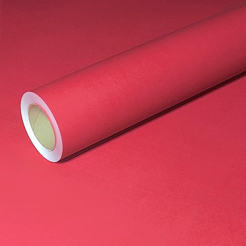 JUNOPAX Geschenkpapier 50m x 0,75m rot