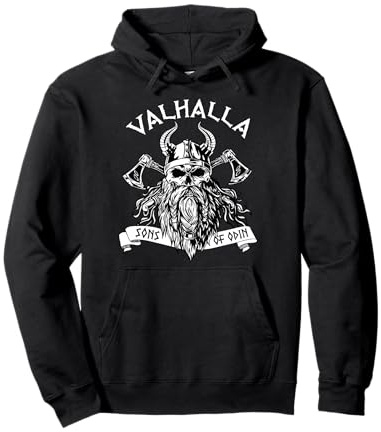 Viking Camiseta Hijos de Odín Valhalla Sudadera con Capucha