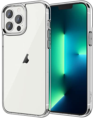 JETech Hülle für iPhone 13 Pro Max, Anti-Vergilbung, Durchsichtig | Stoßschutz, Kratzfeste Harte PC-Rückseite, Robuster Transparenter TPU-Rahmen