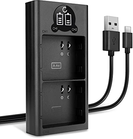 CELLONIC A-4A Dual Schnellladegerät kompatibel mit Arlo Pro 5, 4, 3 Ultra 2, 1, Go 2 A-4A Akkuladegerät Ladekabel Dual Ladegerät