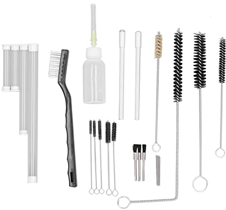 Kit di Strumenti per la Pulizia della Pistola a Spruzzo, Set di Strumenti per la Pulizia Dell'aerografo con Custodia, per Pulire Pistole di Vernice HVLP, Utensili Pneumatici, Gravità, Dettagli, Aerogr