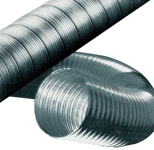 San Marco tubi di acciaio per canne fumarie, disponibili in varie lunghezze e diametri, tubi per canne fumarie flessibili (300, Centimetri, diametro 140mm)