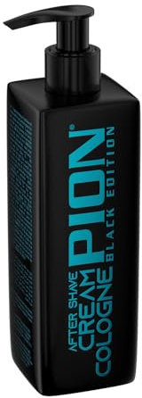 Pion Black Edition PCC1 Turquoise After Shave Cream Cologne 390 ml - Relaxing Cream Cologne für Herren - Beruhigender, Entspannender und Kühlender Aftershave- Privater und Professioneller Gebrauch