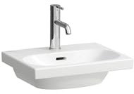 LAUFEN Lua Aufsatz-Handwaschbecken, ohne Hahnloch, ohne Überlauf, 450x350mm, H8160800001421, Farbe: Weiß