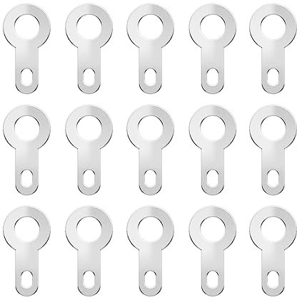 EMSea 200 morsetti a crimpare 3,2 mm piastra di capocorda per saldare connettore terminale ad anello nudo crimpatura per micromotori Nuclei di registratore in rame placcato, argento