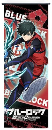 Sonsoke Blue Lock Anime Figure Wall Art Poster Wall Hanging Scroll Posters Canvas Art Wall Frame Bedroom Decor 70 X 25 cm (Itoshi Rin)