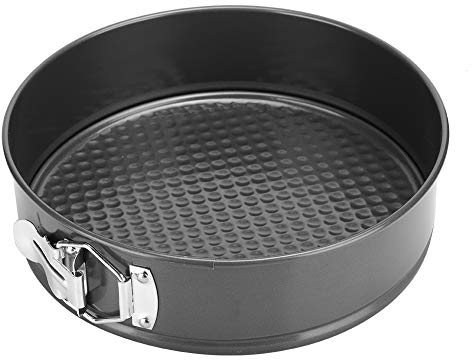 Teglia a cerniera per cottura al forno, tortiera rotonda antiaderente con fibbia Set di tortiere rotonde a prova di perdite (22CM snap cake touch (packed in kraft paper box))
