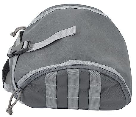 Tbest Cam Helmtasche, Kratzschutz, Verstellbare Helm-Aufbewahrungstasche für Schutzhelme, Helm, Schwarz, Heim- und Gartenarbeit, Aufbewahrungszubehör (GREY)