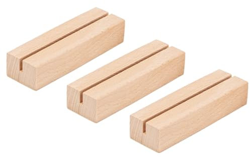 X-Institute Lot de 10 présentoirs en bois pour numéro de table en acrylique pour décoration de fête de mariage, anniversaire de mariage