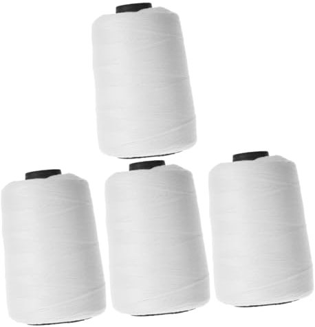 OSALADI 4rollos Cuerda De Línea De Albañilería De Resistente Para Construcción y Trabajo De Carpintería Cordón De Algodón Para Proyectos De Edificación