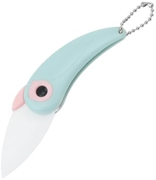 Bread Lame Bird Ceramic Folding Bread Dough Cutter Travel Portable Sourdough Lame Scoring Tool Slashing Cutter Tool for Homemade Bread Baking Retractable Sourdough Lame (Blue)