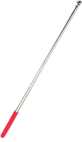 Umiocns Handheld Flag Pole Stick - Stainless Steel Portable Staff Banner Flag Pole | Ergonomic Handle, Extendable Flagpole, Lightweight for Horse Training, Tour Guide