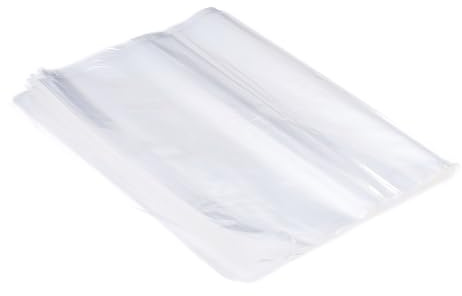 PATIKIL 100 Pcs Sacs Plastiques Transparents Ouverts Plats 10x15 Pouces 1 Mil Sacs d'Emballage pour Aliments, Maison, Objets de Collection, Pâte à Pain, Pâte