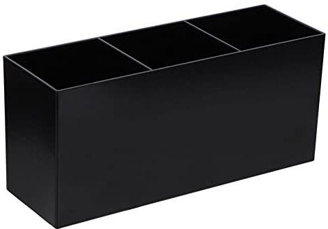 BIUDECO Stylish Acrylic Makeup Brush Lipstick Holder Desk Stationery Pen Organiser