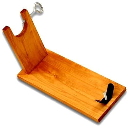 Traditional Spanish HAM HOLDER Jamonero Gondola Wooden Ham Stand Premium Quality BANQUETA