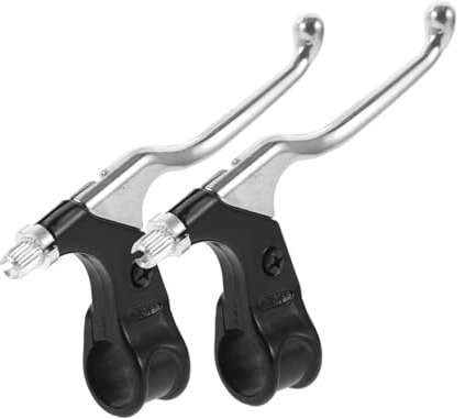 MOBUTOFU 2stücke Fahrrad Bremshebel Ersatz Bremsgriffe Für Mountainbike Rennrad Handbremshebel Aus Aluminiumlegierung Mit Kurzer