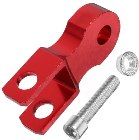 MUCKLILY Motorcycle Shock Riser Adapter Aus Höhenverstellbar Einfacher Einbau Kompatibel Mit Vielen Motorrädern Stilvolle Rote Farbe Für Offroad-einsätze