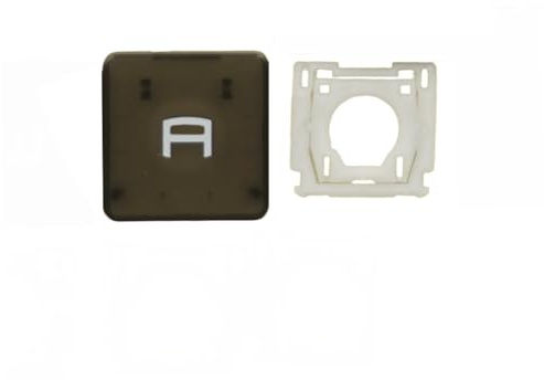 Laptop Replacement Keys Keycaps Scissor Clips Hinges for MSI Pulse 17/ Pulse 15 - B13V/B13VFK/B13VGK, MS-1585 MS-158N MS-15K2 MS-17L5 MS-17LN Laptop (A Keycap and Hinge)