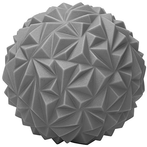 Alomejor Palla per Massaggio Ai Piedi in PVC, Superficie Morbida per il Rilassamento Muscolare, Stimolazione dei Nervi, Circolazione Sanguigna, con 5 Colori per la Vita della Gamba (SILVER)