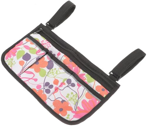 GETAJGHSD Organiseur pour Fauteuil Roulant en Tissu Oxford Léger et Anti-usure 3 Poches, Paquet Suspendu Pratique pour Scooter et Fauteuil Roulant