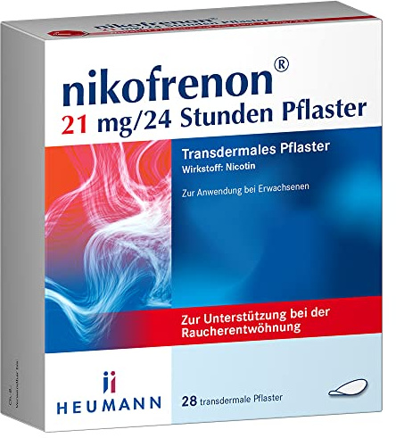 nikofrenon 21 mg/24 Stunden Pflaster, transdermale Nikotinpflaster, 28 St