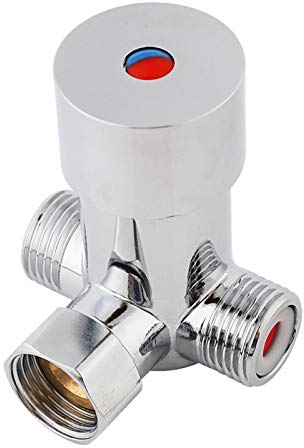 Valvola Acqua Fredda Calda, Miscelazione Termostatica Miscelatrice Automatica Temperatura Miscelatore Termostatico Controllo Rubinetto Automatico Sensore Ottone Deviatrice Doccia In Massiccio