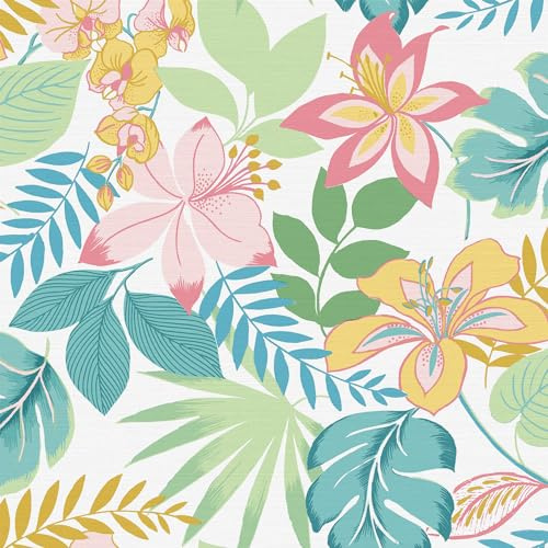 Envy So Exotic Day Vliestapete 10mx52cm | Tapeten Wohnzimmer, Wandverkleidung | Einfach anzubringen und zu Entfernen 1005 x 52