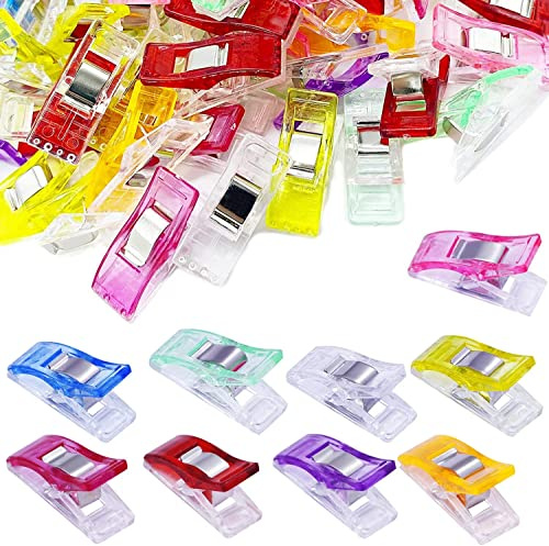 Sewing Clips Premium Quilting Clips for Supplies Crafting Tools, Assorted Colors Plastic Clips for Crafts, Plastic Clip for Craft,Sew Clip,Sew Clips,Sewing Notions(30 PCS)