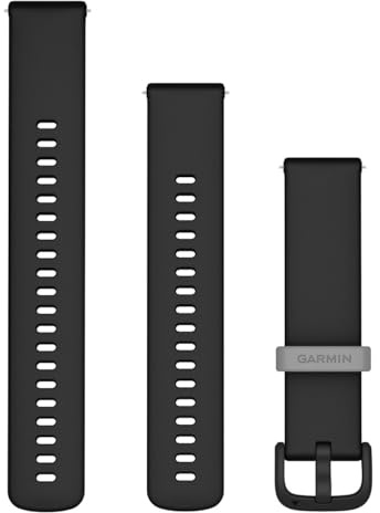 Garmin Schnellwechsel-Armband 20mm, passend fr Venu, Venu 2Plus, Venu SQ/ SQ2, vivoactive 3/5, vivomove- Serie, Forerunner 55/245/ 645, Approach S40/ S42/ S12, D2 Air