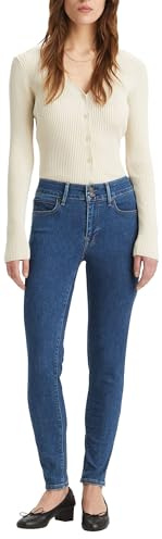 Levi's 711 Double Button Vaqueros, Azul (Slight Twist), 27W / 30L para Mujer