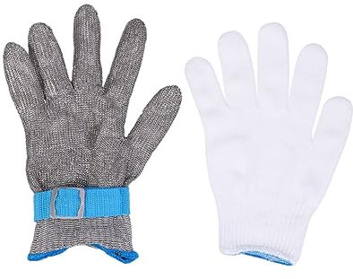 Homoyoyo Guantes Anticorte Policiales De Seguridad Con Interior De Alambre De Acero Inoxidable