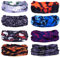 GOTRUST 8pcs Multifunktionstuch Set Bunt Nahtlose Bandanas Loop Schal, Schlauchschal Atmungsaktiv Sport, Elastische Multifunktion Gesichtsmaske für Herren Damen Outdoor Arbeit