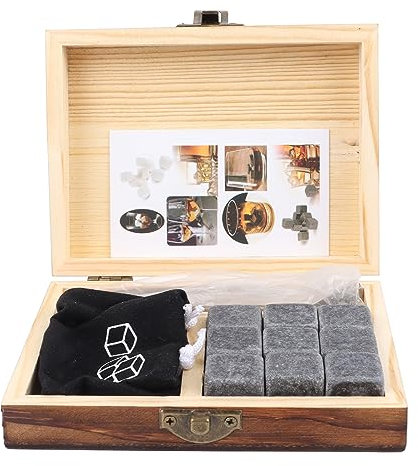 Accessori per Bevande da Whisky Pietre di Ghiaccio per Whisky Set di Pietre per Whisky, Rocce Refrigeranti per Bevande Multifunzionali, Pietre Refrigeranti per Whisky in, Rocce