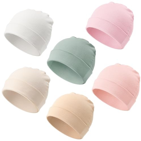 DRESHOW Neugeborenes Baby Mütze Hut Beanie Bekleidung Unisex Infant Hut Kindergarten Mütze Baby Jungen Mädchen 0-3 Monate