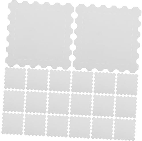 Abaodam 25 Blatt Leere Briefmarken Kartenpapier Aquarell-Grußkarte Aquarell -Weihnachts -Postkarte postkarten set wasserfarben papier Papierkarton leer Aquarellpostkarten Weiß