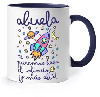 latostadora Tazas De Cafe Dia De La Madre Regalos Originales Para Mujer- Tazas Originales Para Regalar - Taza Yaya Regalo Abuela - Regalo Navidad Madre Mama - Abuela Te Queremos Infinito