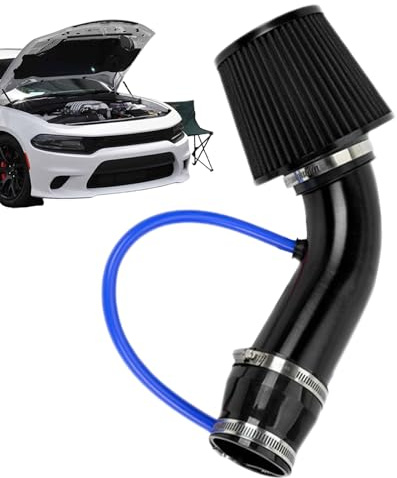 Kit D'admission D'air Froid, Admission D'air Froid Filtre 76 Mm, Filtres D'admission D'air De Remplacement Haute Performance, Kit Admission Direct Filtre A Air Sport