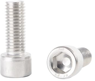 Generisch DIN912 Vollgewinde 316 Edelstahl Innensechskant Zylinderschraube M6 M10 M12 M16(35mm,20pcs M10)