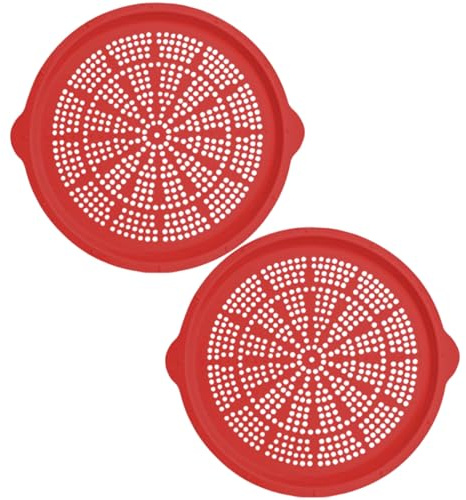 Generico Teglia Per La Cottura Della Pizza,2 Pezzi Con Diametro Di 39,9 Cm In Silicone Resistente Alla Lavastoviglie,Teglia per Pizza Antiaderente per Forno | Per Casa Cucina Ristorante Esterno