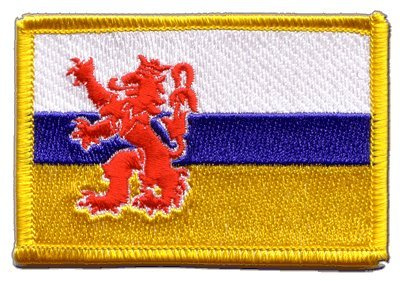 Flaggenfritze Flaggen Aufnäher Niederlande Limburg Fahne Patch + gratis Aufkleber