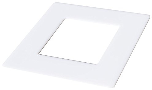 kekef Acrylglas Dekorrahmen weiß 1fach 2fach 3fach 4fach Tapetenschutz Wandschutz für Lichtschalter und Steckdosen (weiß 1-fach)