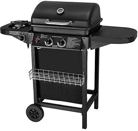 Barbacoa de gas 2+1 quemadores 8,7 kW