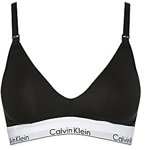 Calvin Klein Damen Still BH Maternity Bra Stretch, Schwarz (Black), L