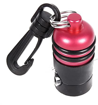 Jojomino Scuba Diving Regulator Hose Holder Second Stage Octopus Retainer Clip Clamp Magnetic Adjustable Hose & Holder,Red