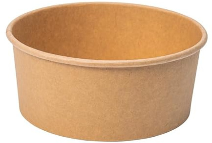 ECOPICNIC Lot de 300 saladiers en Papier Kraft jetables 1000 ML | Bol Alimentaire sans Couvercle pour salades à emporter, Plats Chauds ou froids, Vaisselle jetable pour repasBottom of Form