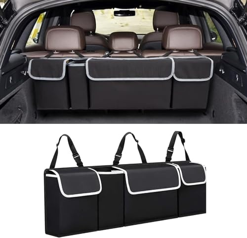 Twilight Garage Kofferraum Organizer,Kofferraum OrganizerAuto,Aufbewahrungstasche,Organizer für Auto aus Oxford-Stoff,Hängende Auto Schwarzsitz