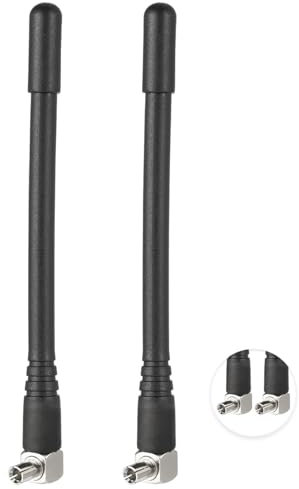 Vecys 2PCS 4G LTE Antenna 3dbi Mini External TS9 Antenna Compatible with 4G LTE Mobile Hotspot MiFi Router Honeycomb Mobile Broadband Modem USB Modem
