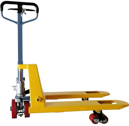 kaiserkraft | Paletthubwagen mit Bremse | Tragfähigkeit 2500 kg | Gabellänge 800 mm