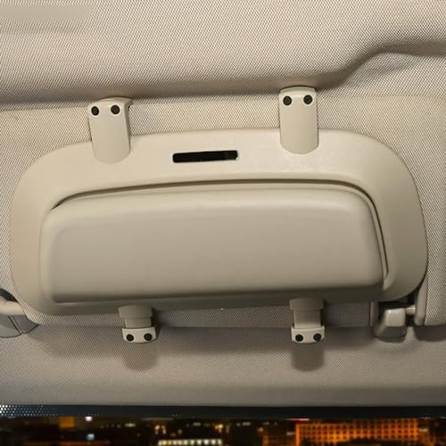 MARXAN Auto Brillenhalter Brillenetui für BMW 1 3 5 6 Serie X1 X3 X7 X5 X6 Z4 7 M Series, Sonnenbrillenhalter Sonnenblende Aufbewahrungsbox ABS Organizer Aufbewahren Verstauen Innenraum Zubehör